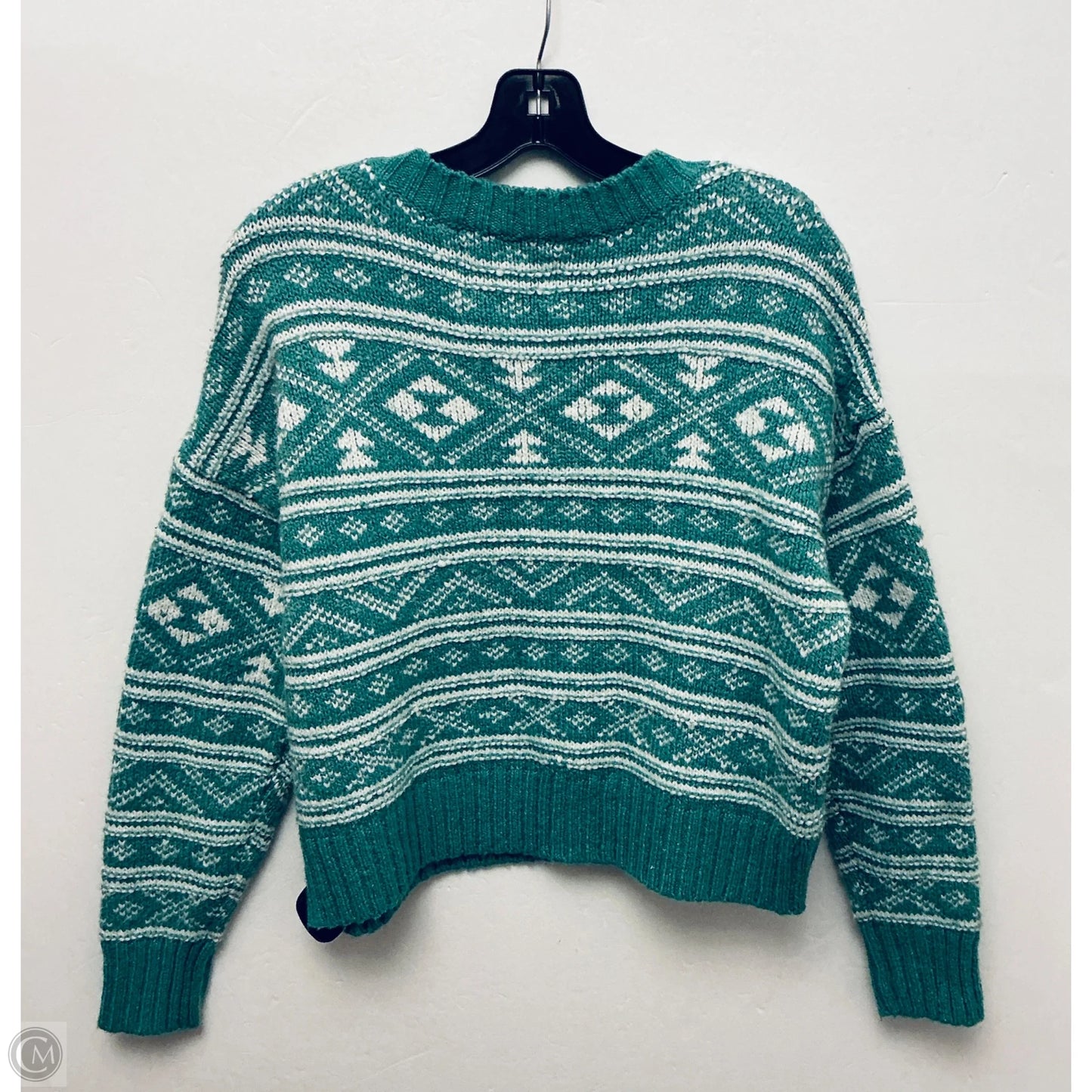 Sweater By American Eagle In Green, Size: S