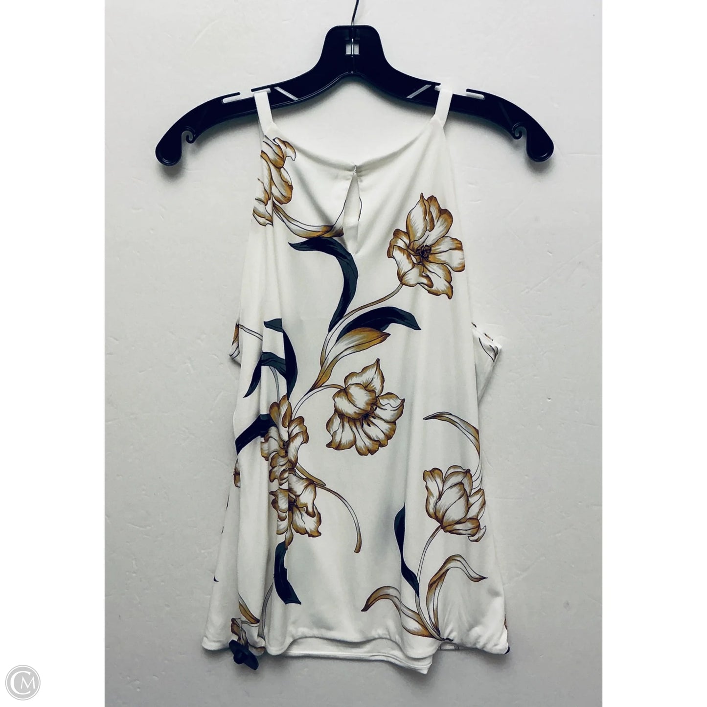 Top Sleeveless By White House Black Market In Cream & Tan, Size: L