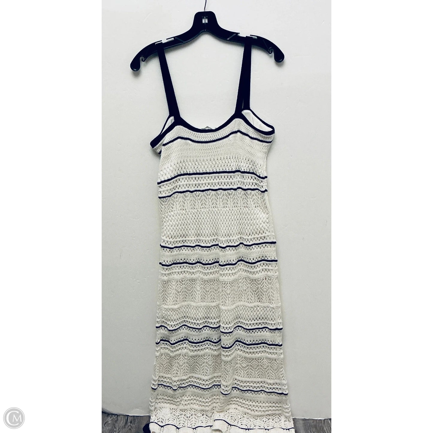 Dress Casual Midi By Abercrombie And Fitch In White, Size: Lp