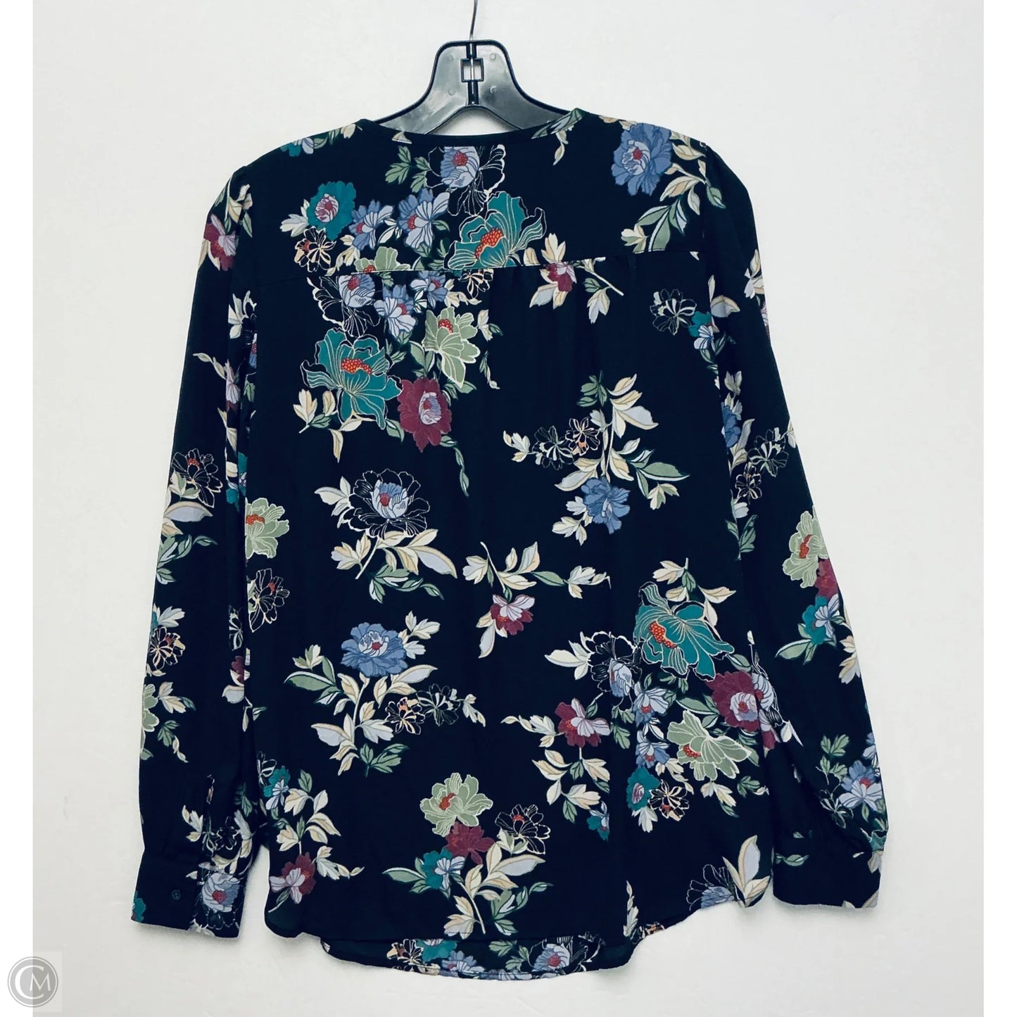 Top Long Sleeve By Loft In Black, Size: S
