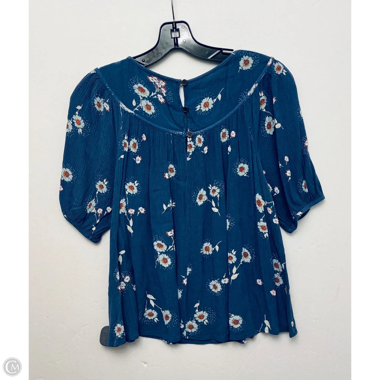 Top Short Sleeve By Ana In Blue, Size: S