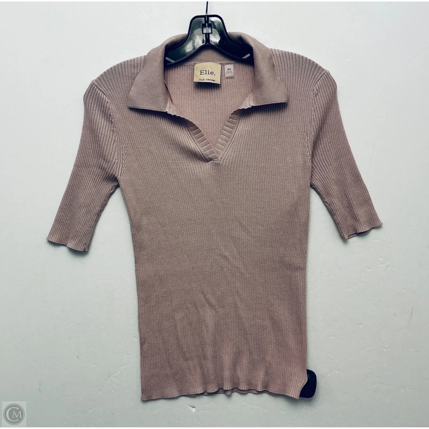 Top Short Sleeve By Elie Tahari In Pink, Size: M