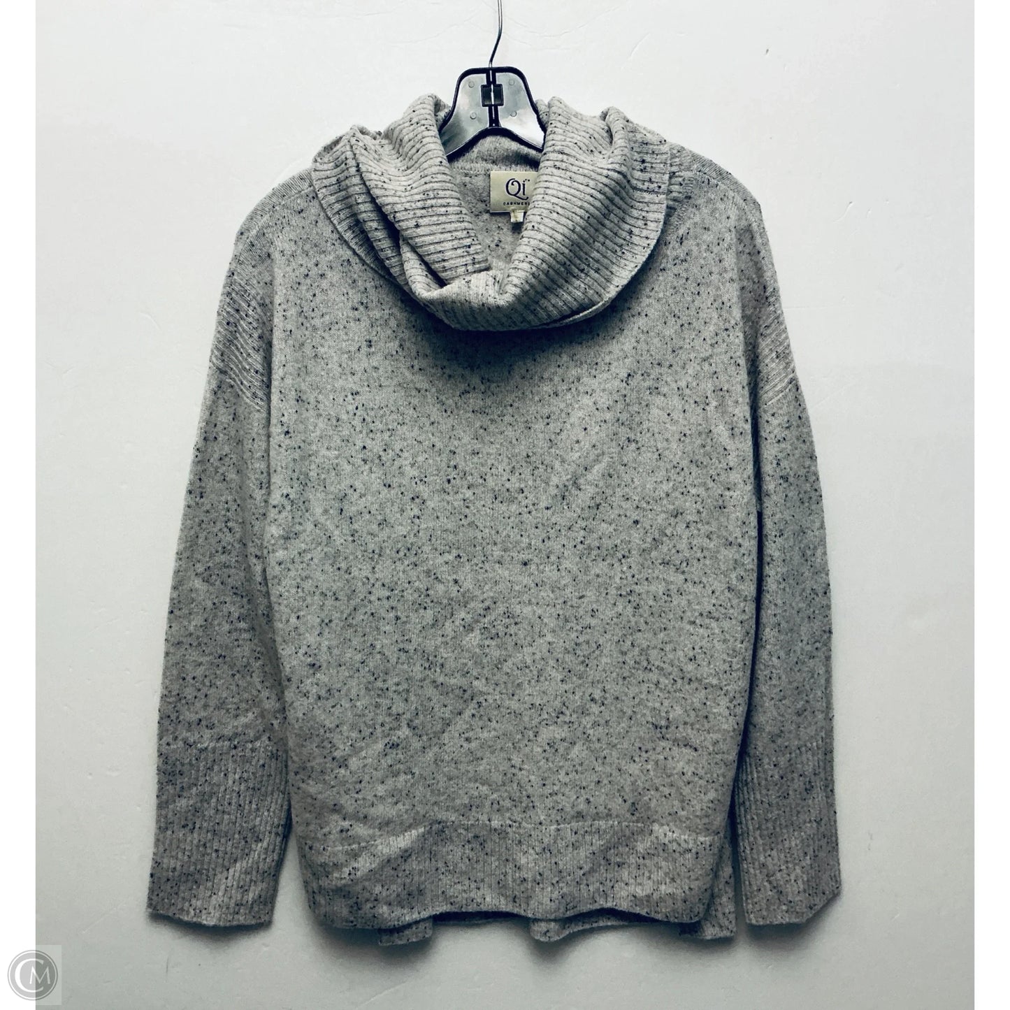 Sweater Cashmere By Clothes Mentor In Grey, Size: L