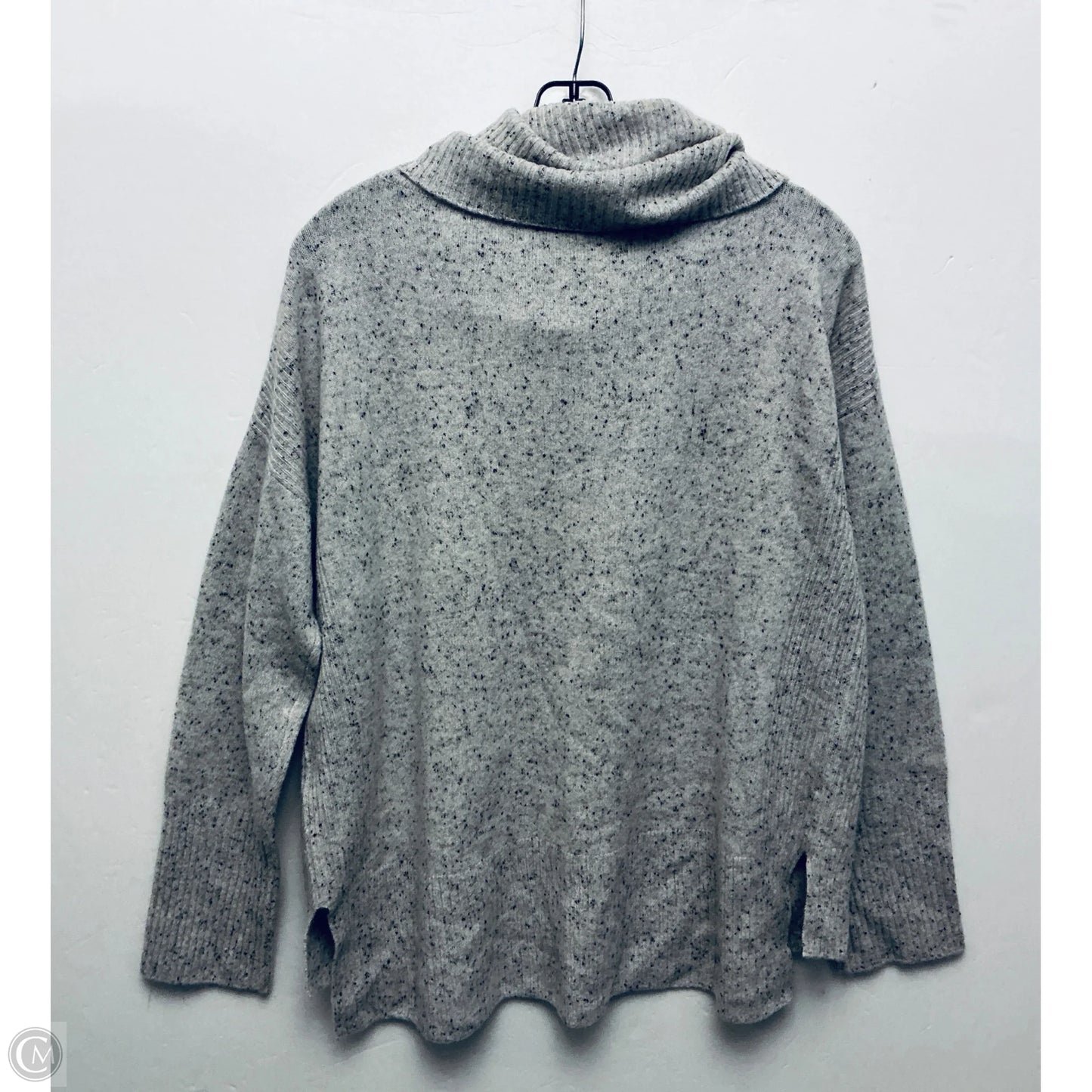 Sweater Cashmere By Clothes Mentor In Grey, Size: L