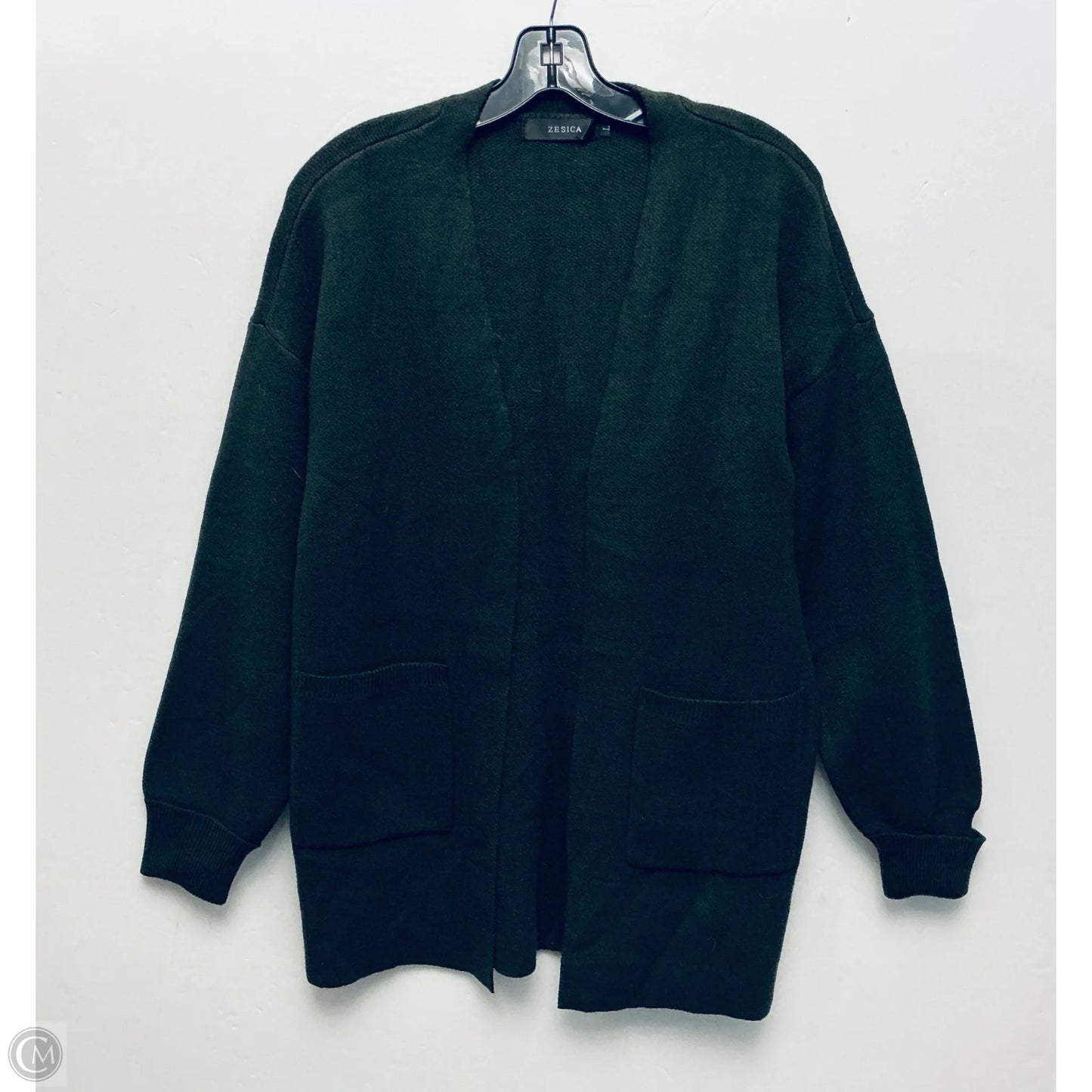 Sweater Cardigan By Zesica In Green, Size: L