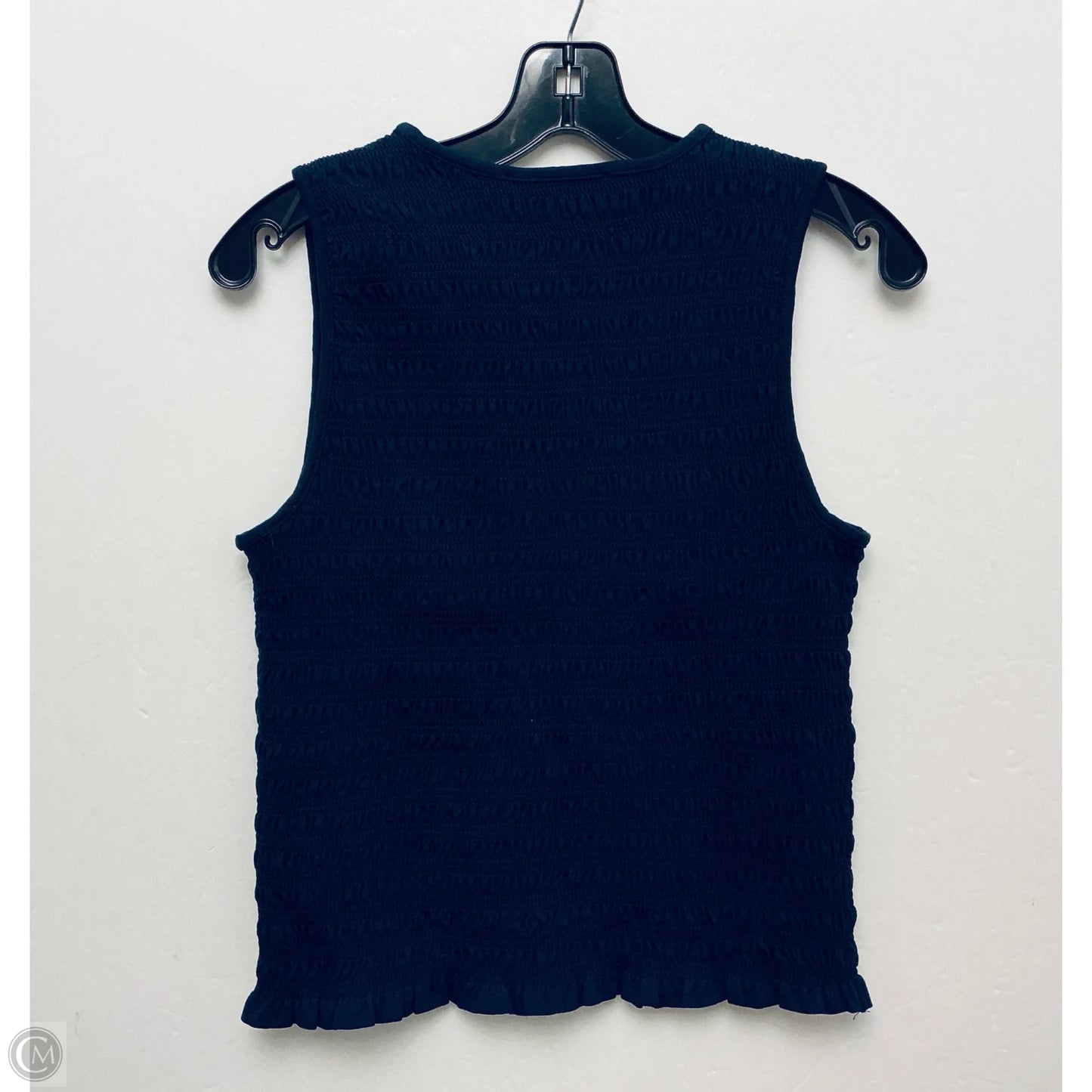 Top Sleeveless By Loft In Navy, Size: M