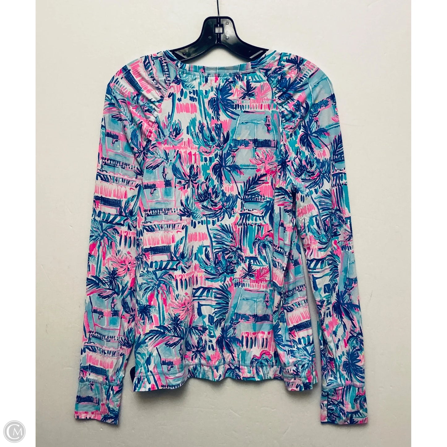 Top Long Sleeve Designer By Lilly Pulitzer In Multi-colored, Size: L