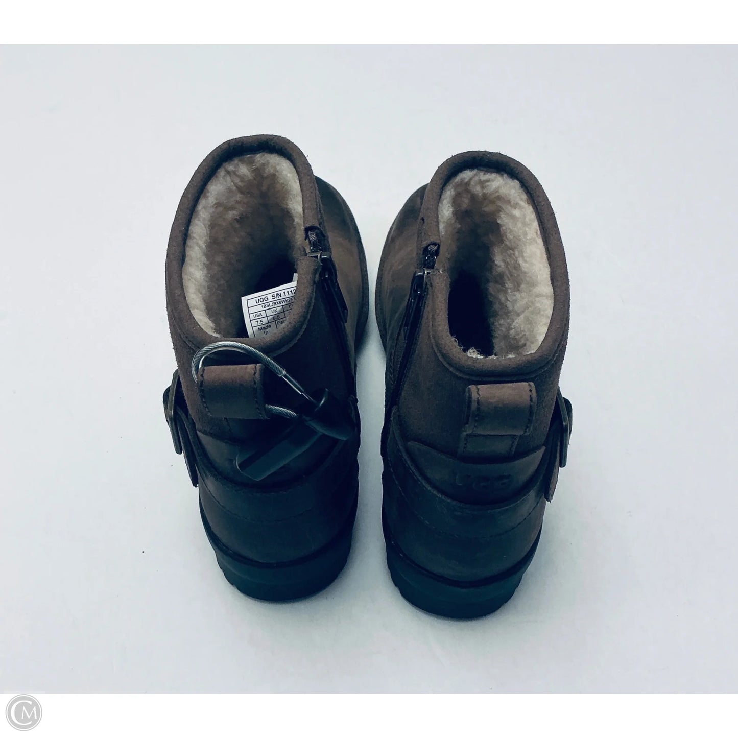 Boots Designer By Ugg In Brown, Size: 7.5