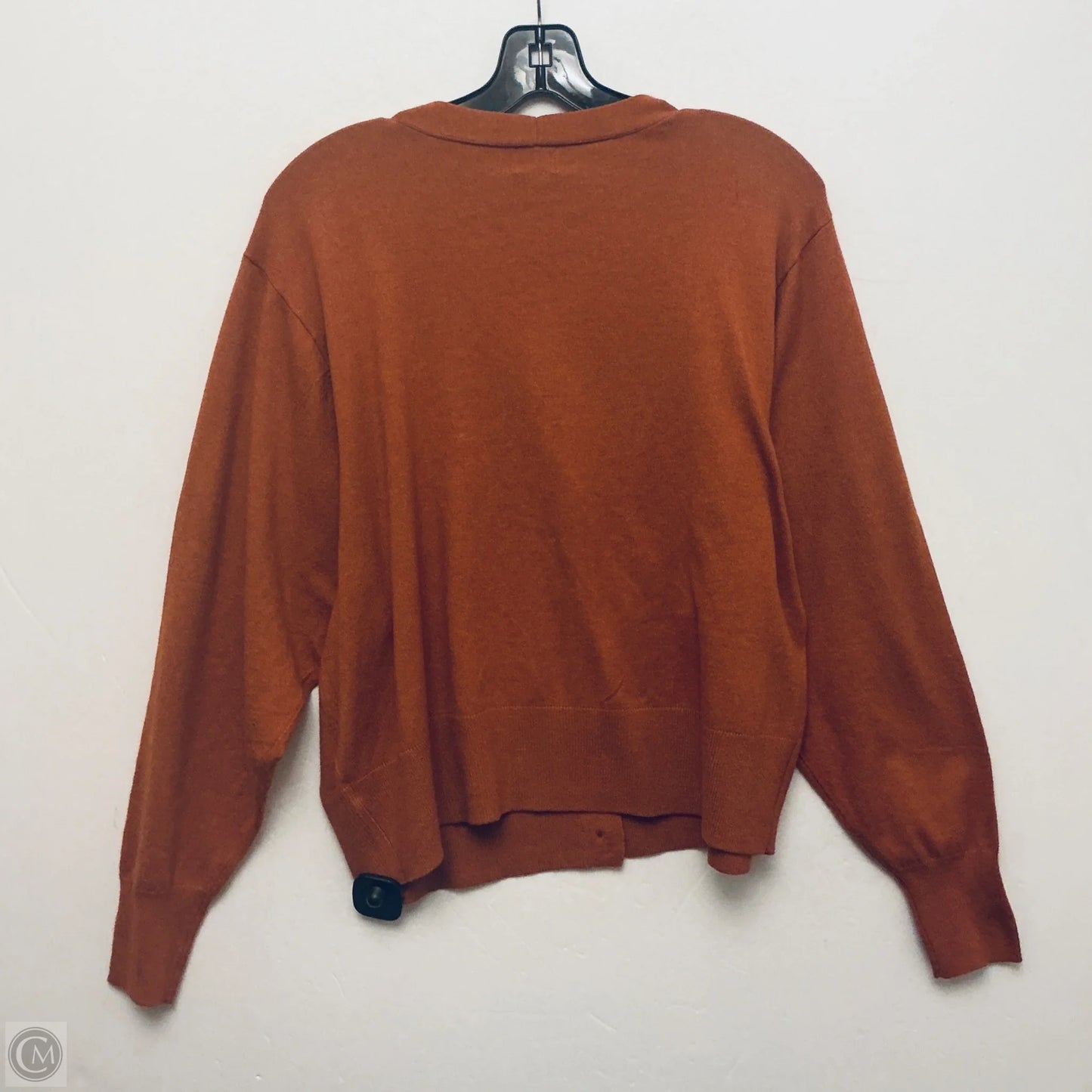 Sweater Cardigan By A New Day In Orange, Size: Xl