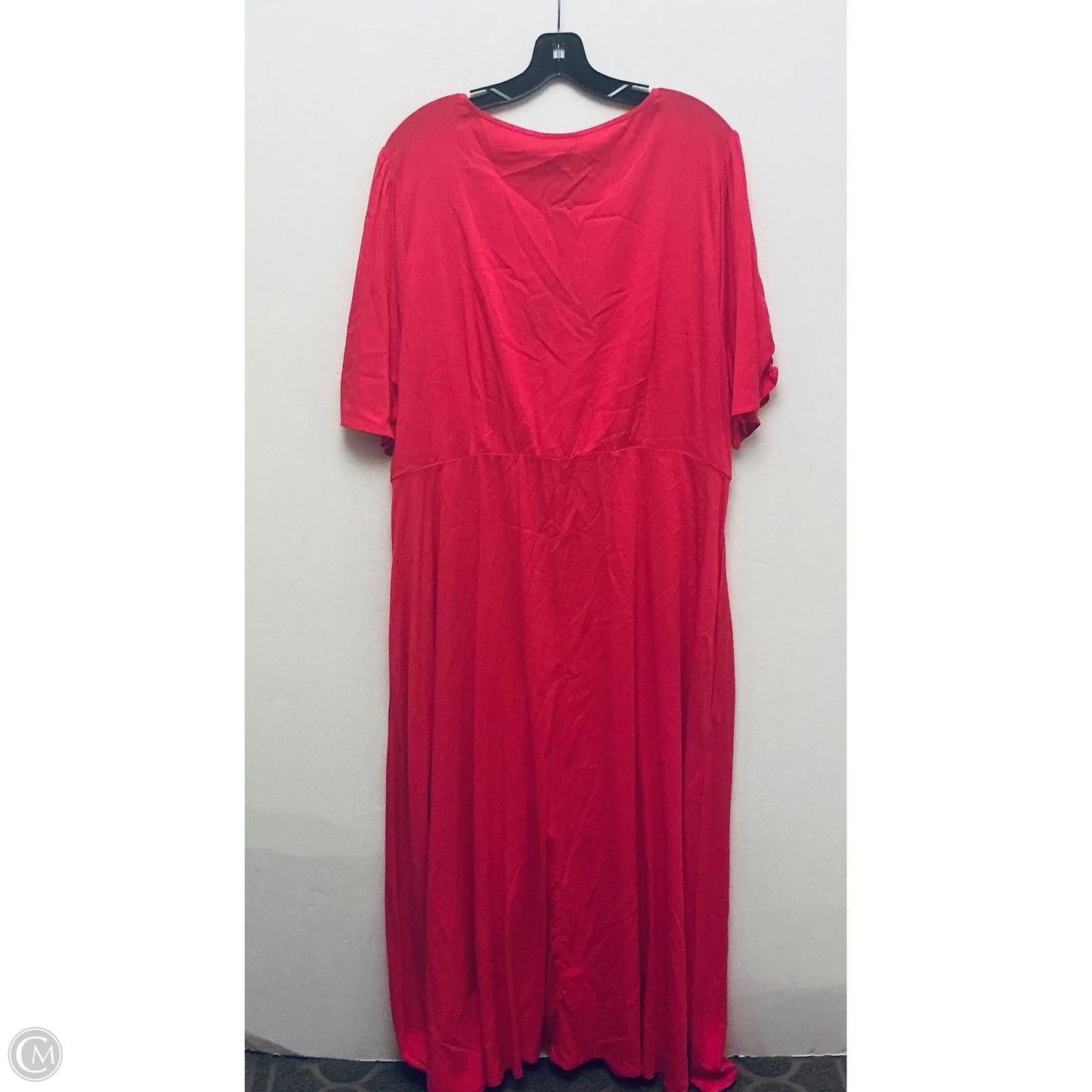 Dress Casual Midi By Ava & Viv In Pink, Size: 2x