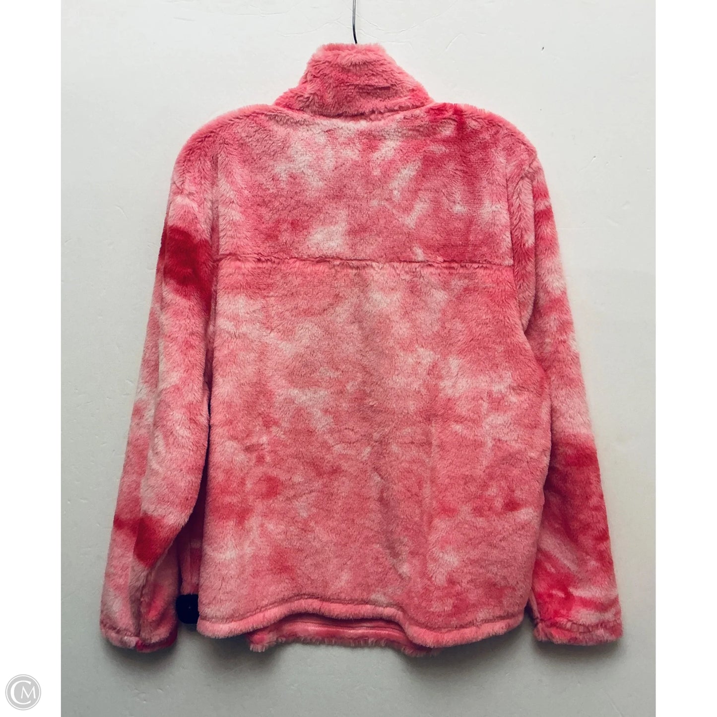 Jacket Faux Fur & Sherpa By Chicsoul In Pink, Size: 1x