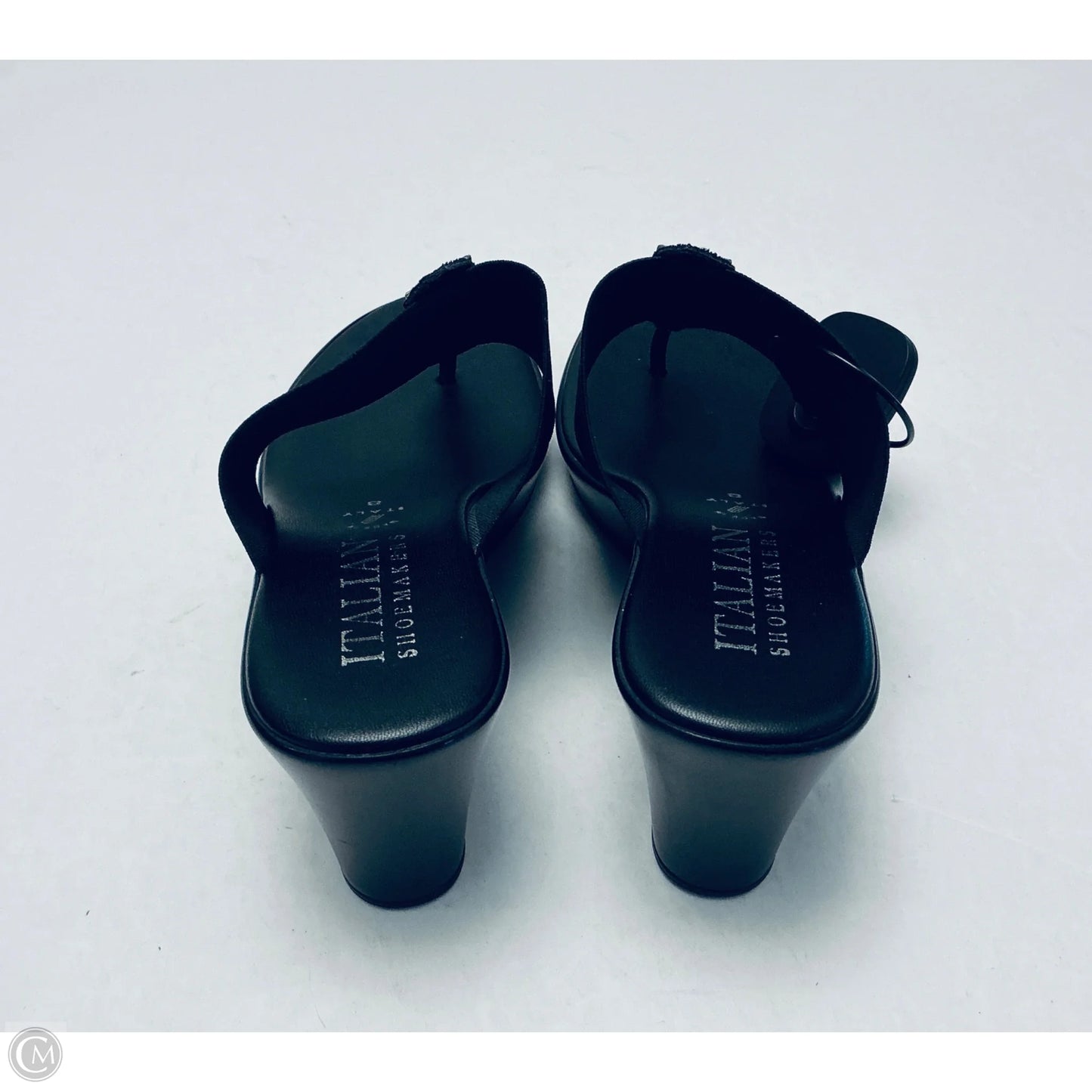 Shoes Heels Block By Italian Shoemakers In Black, Size: 8