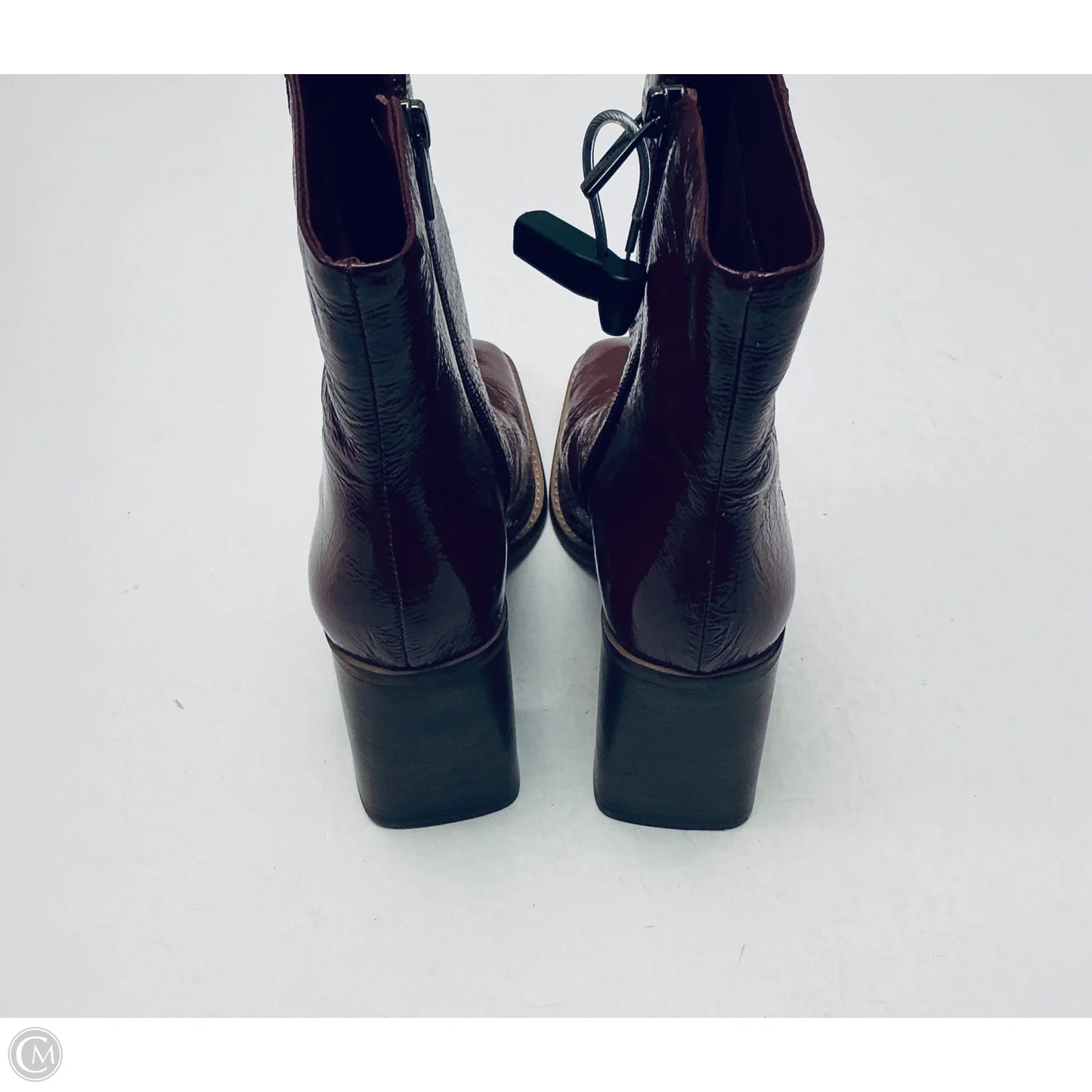 Boots Ankle Heels By Vince Camuto In Red, Size: 10
