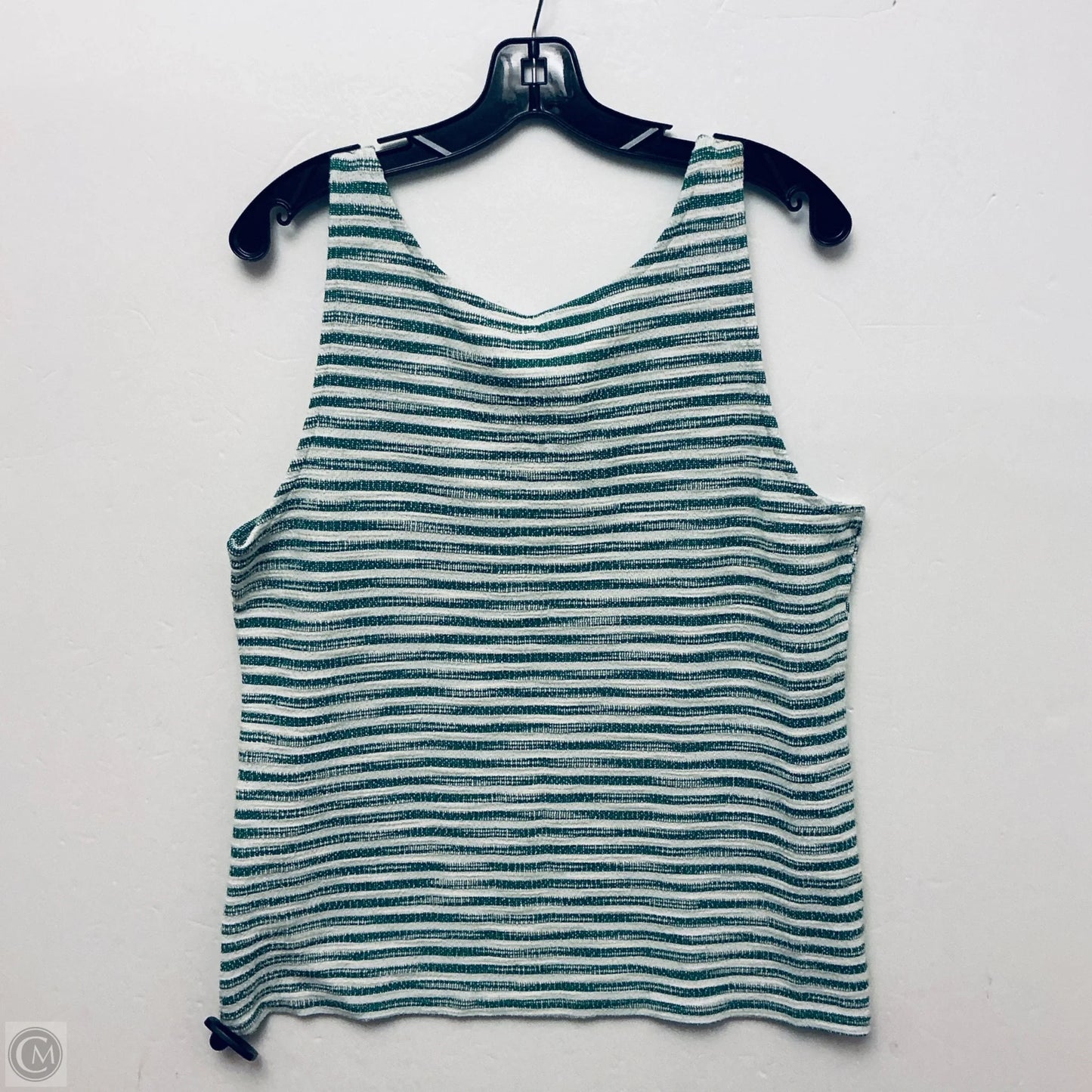 Top Sleeveless By Ann Taylor In Green, Size: Xl