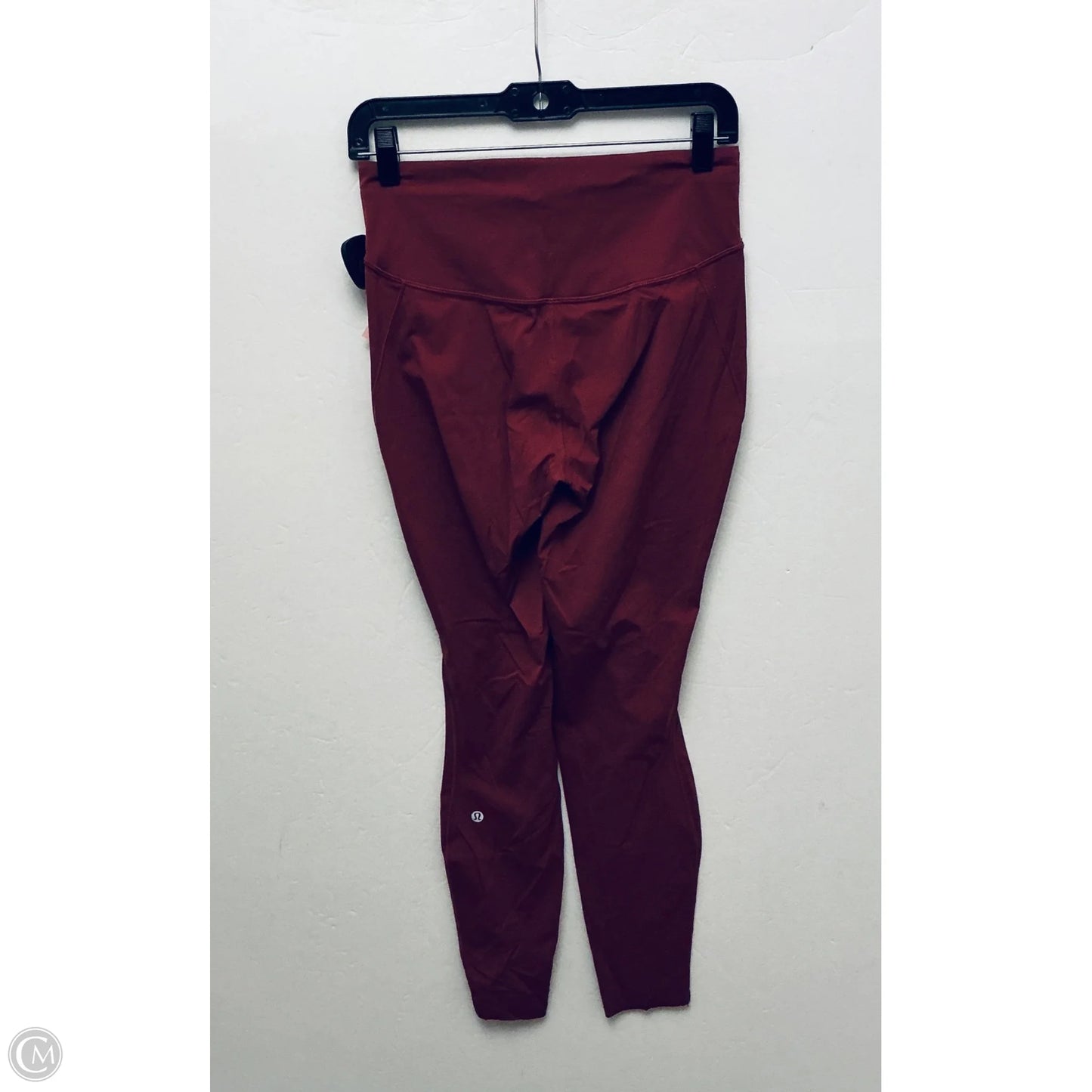 Athletic Leggings By Lululemon In Red, Size: 8