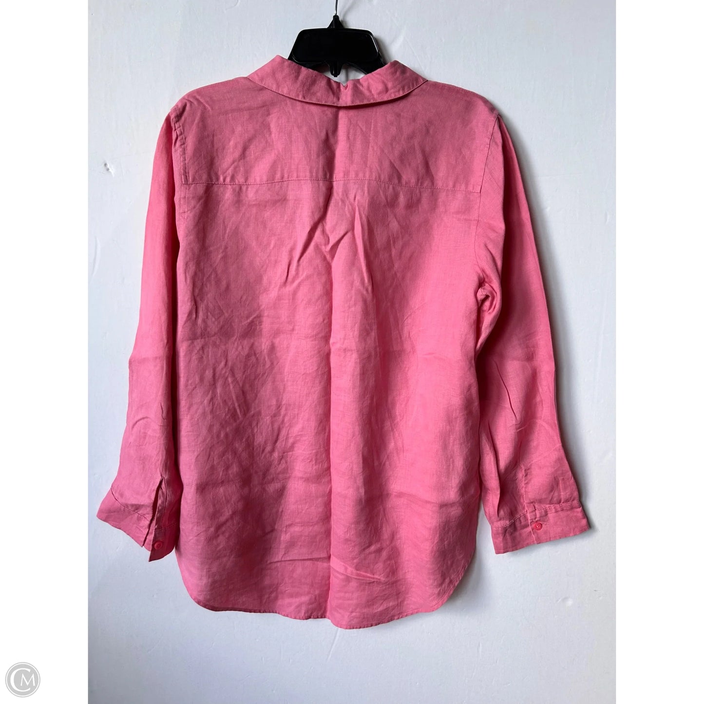 Top Long Sleeve By Chicos In Pink, Size: L