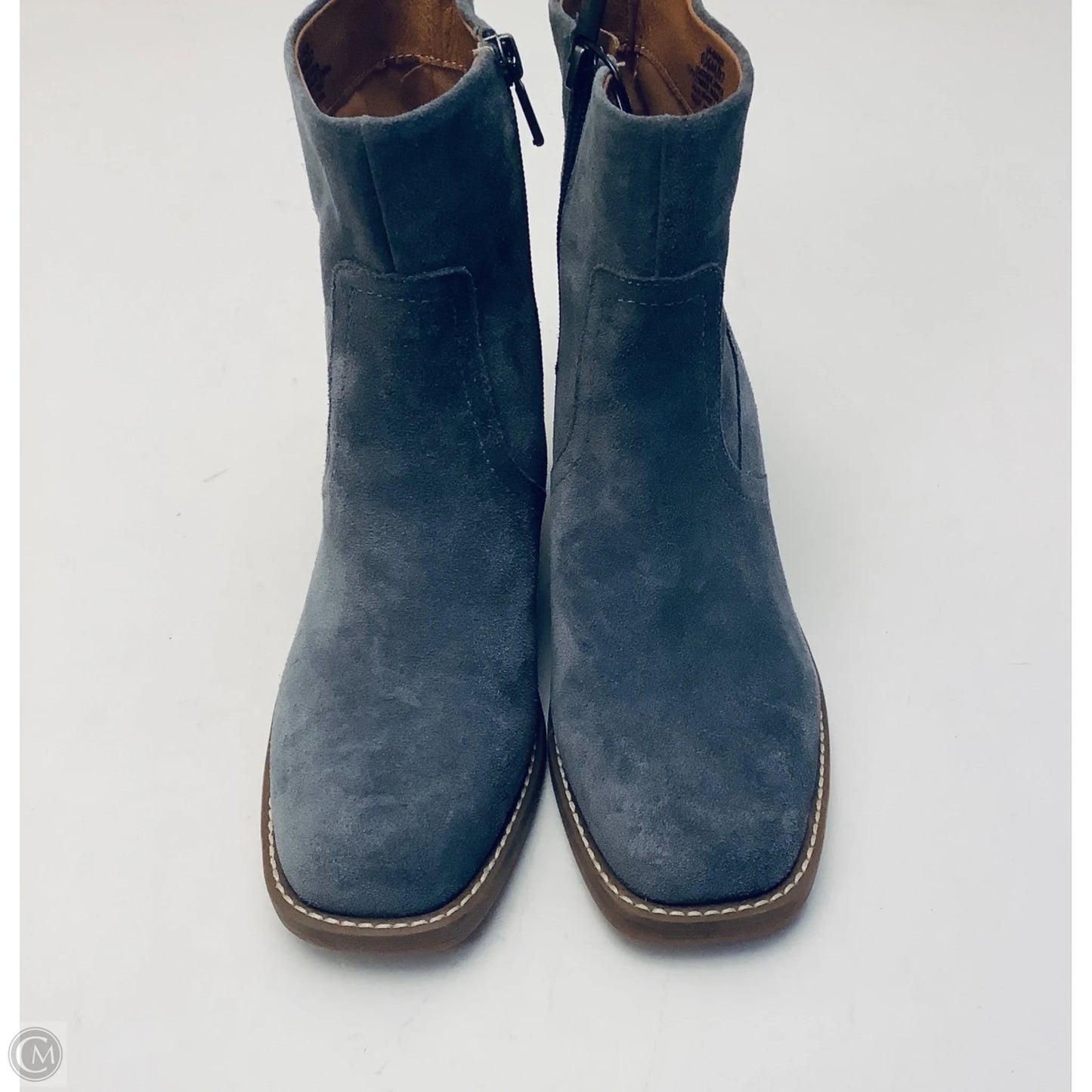 Boots Ankle Heels By Lucky Brand In Blue, Size: 6.5