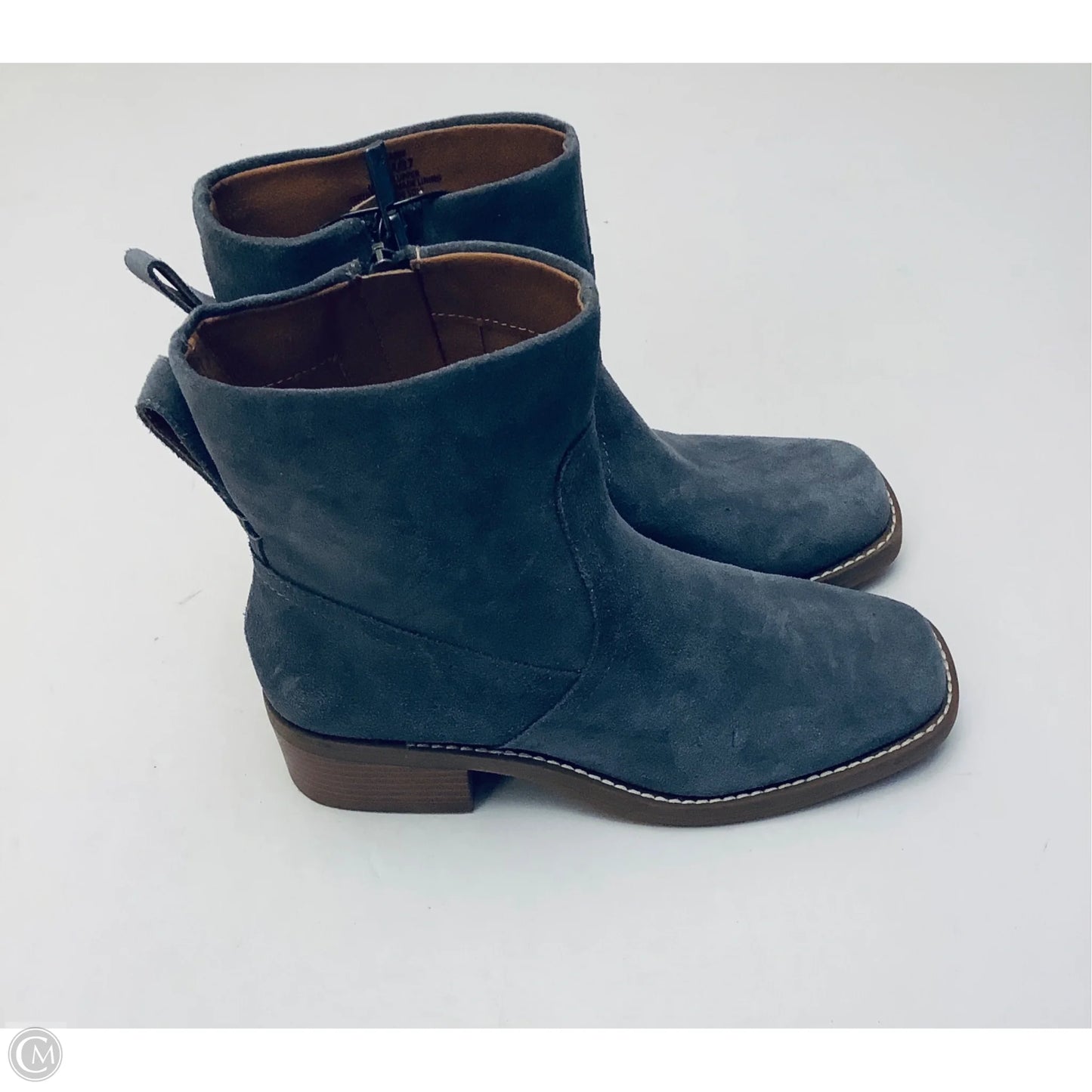Boots Ankle Heels By Lucky Brand In Blue, Size: 6.5