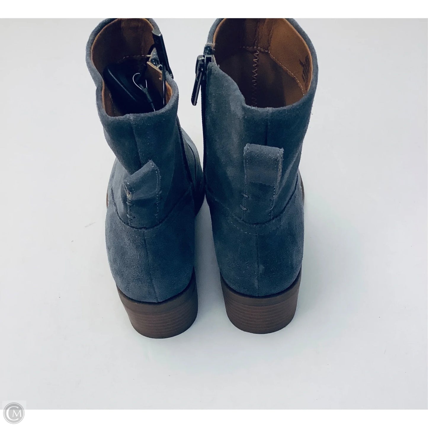 Boots Ankle Heels By Lucky Brand In Blue, Size: 6.5