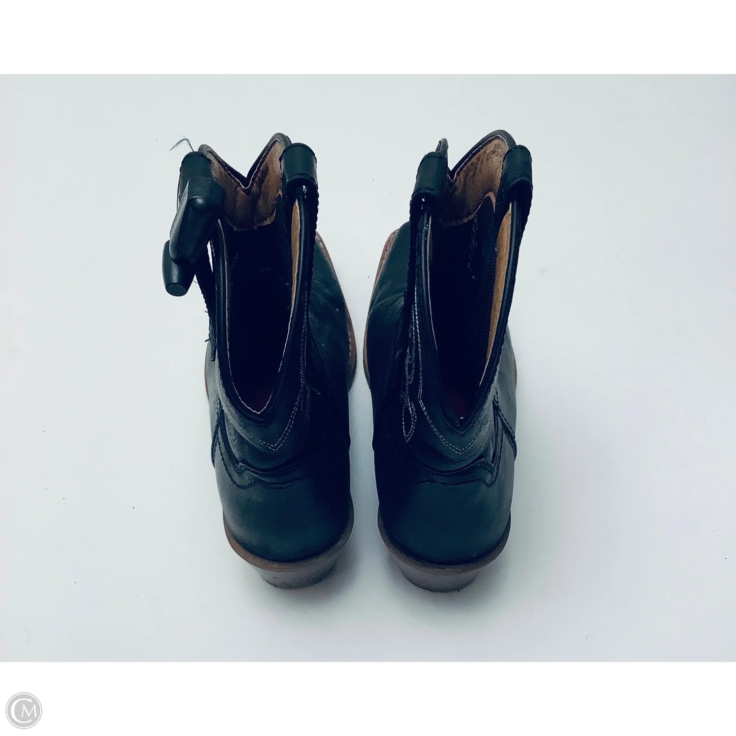 Boots Western By Justin In Black, Size: 7