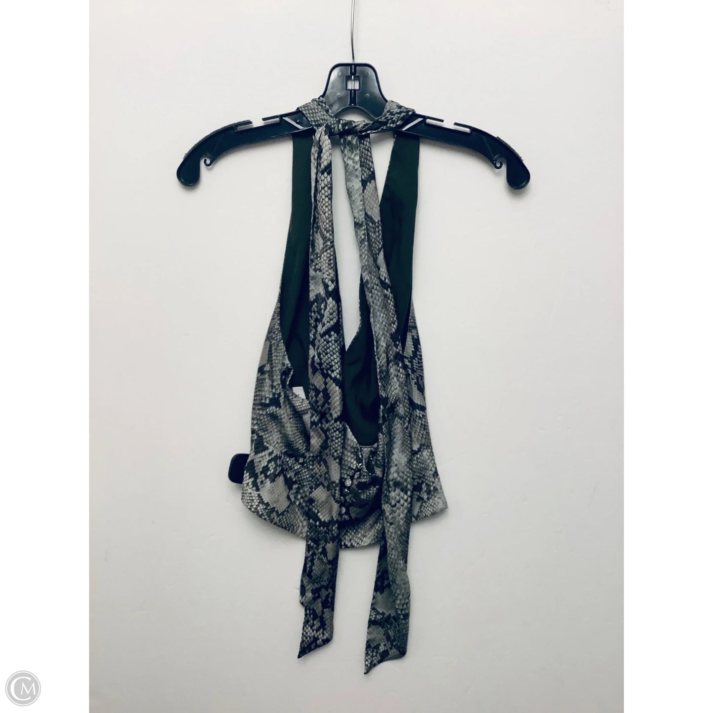 Top Sleeveless By Banana Republic In Snakeskin Print, Size: Xs