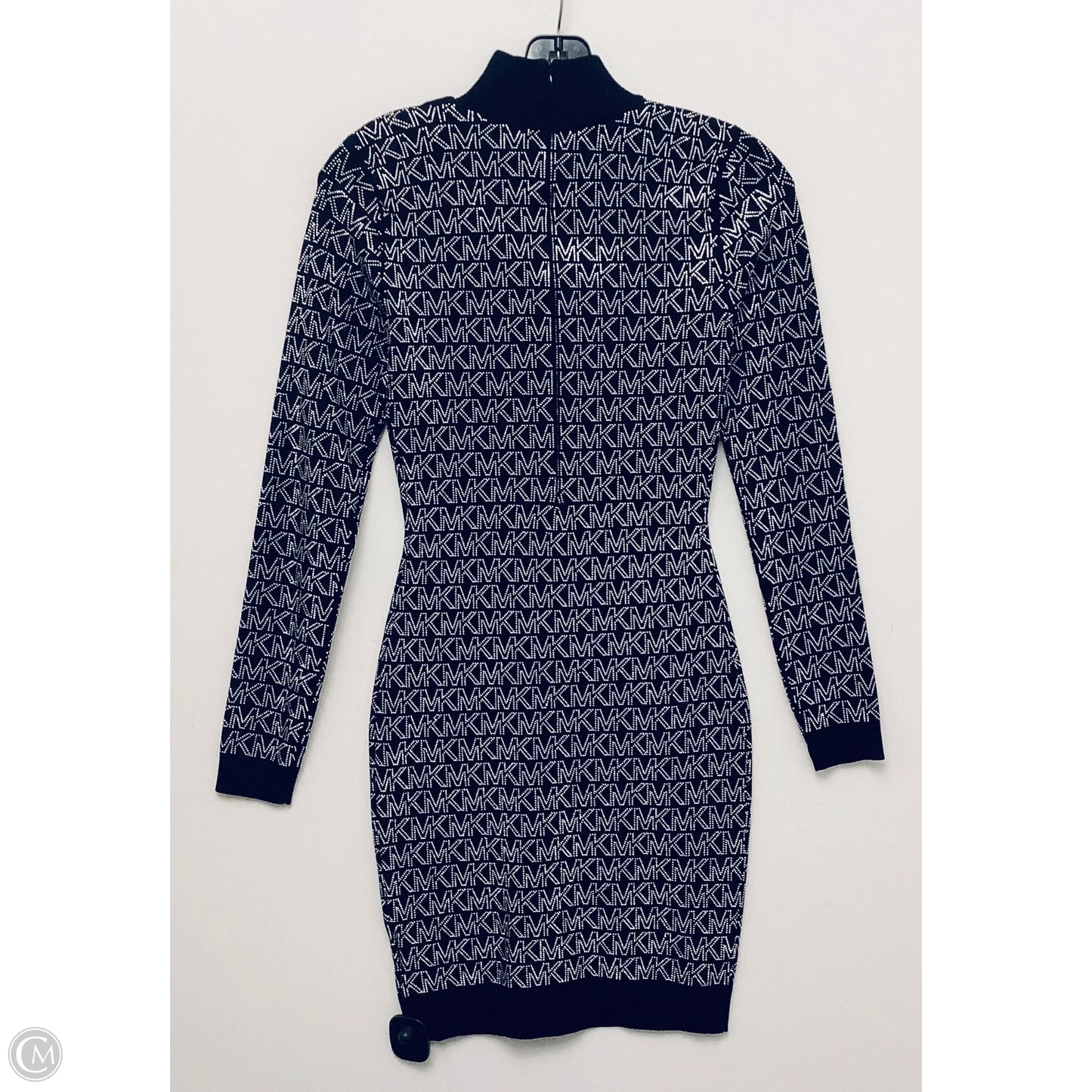 Dress Casual Midi By Michael By Michael Kors In Silver, Size: Xxs