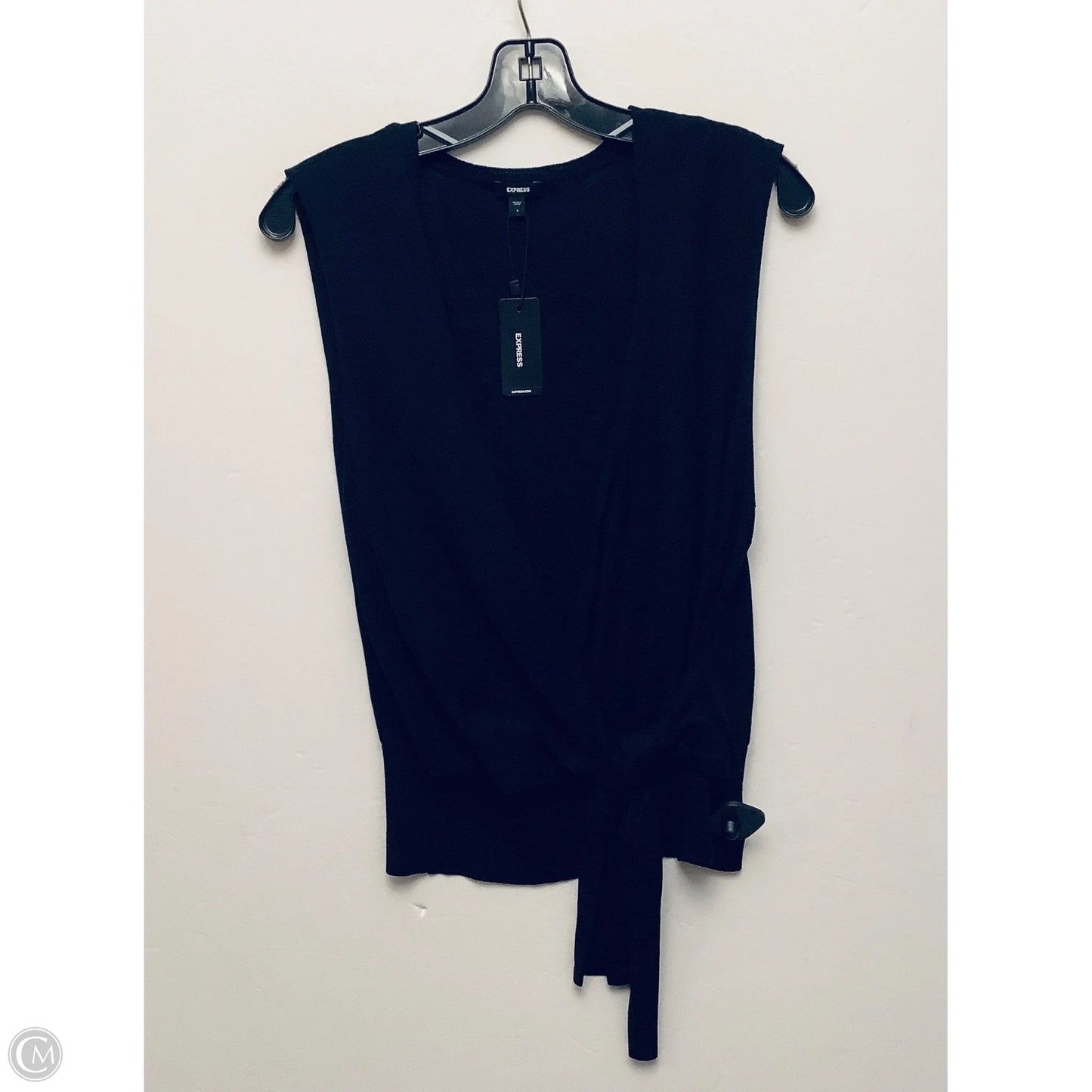 Top Sleeveless By Express In Black, Size: L