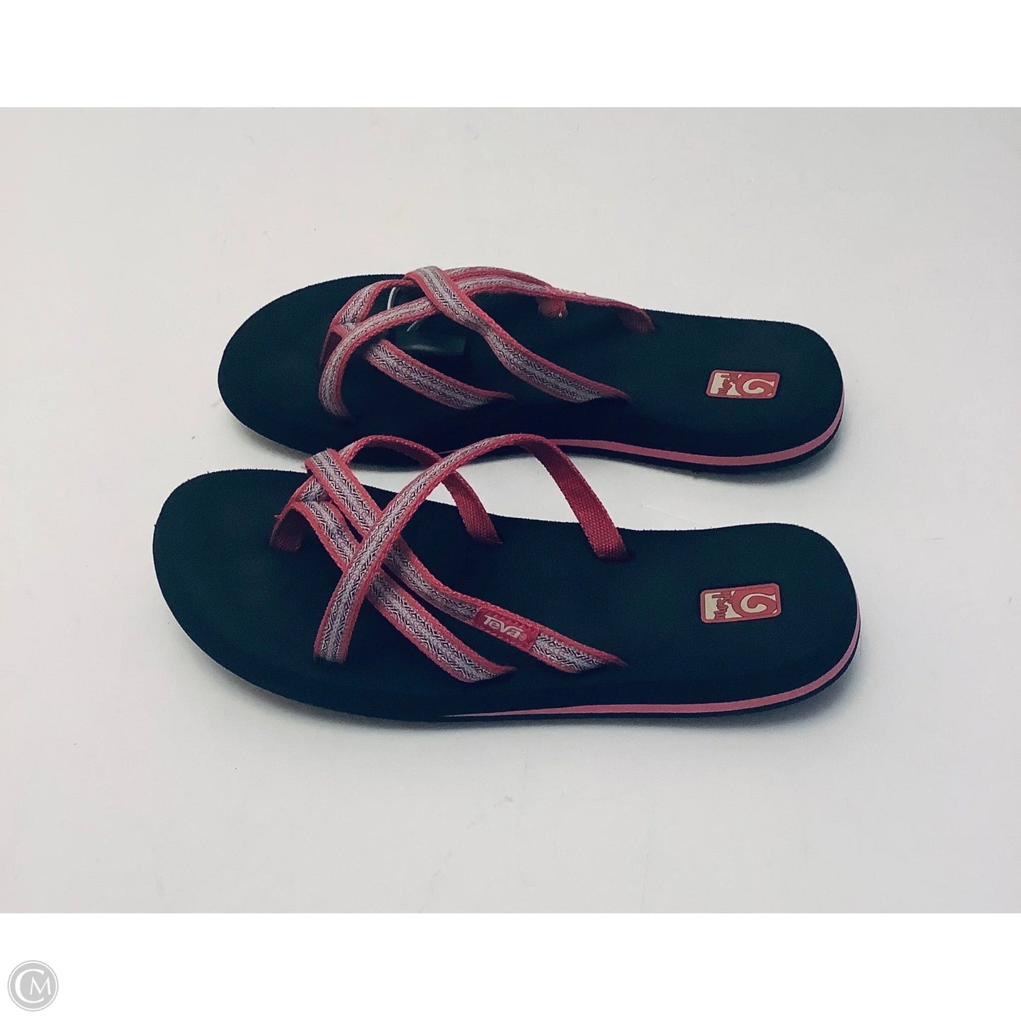 Sandals Flats By Teva In Pink, Size: 10