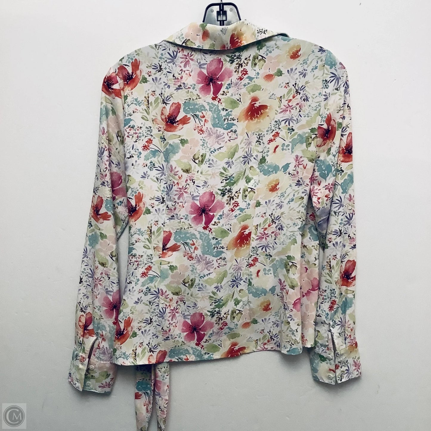 Top Long Sleeve By Rachel Zoe In Floral Print, Size: S