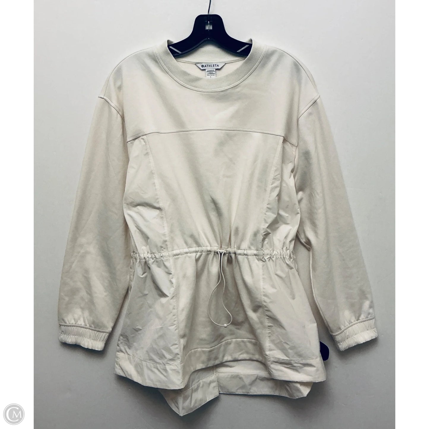 Sweater By Athleta In Cream, Size: L
