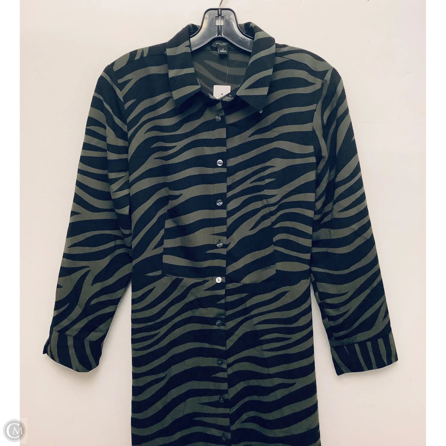 Dress Casual Maxi By Ann Taylor In Green, Size: M