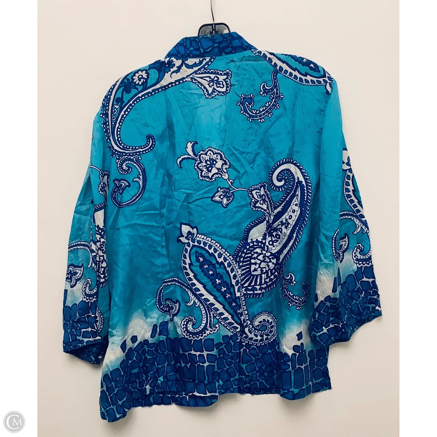 Top Short Sleeve By Soft Surroundings In Paisley Print, Size: M