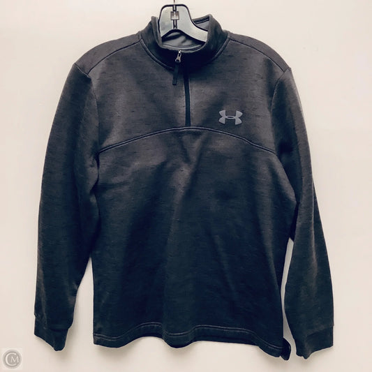 Athletic Jacket By Under Armour In Grey, Size: M