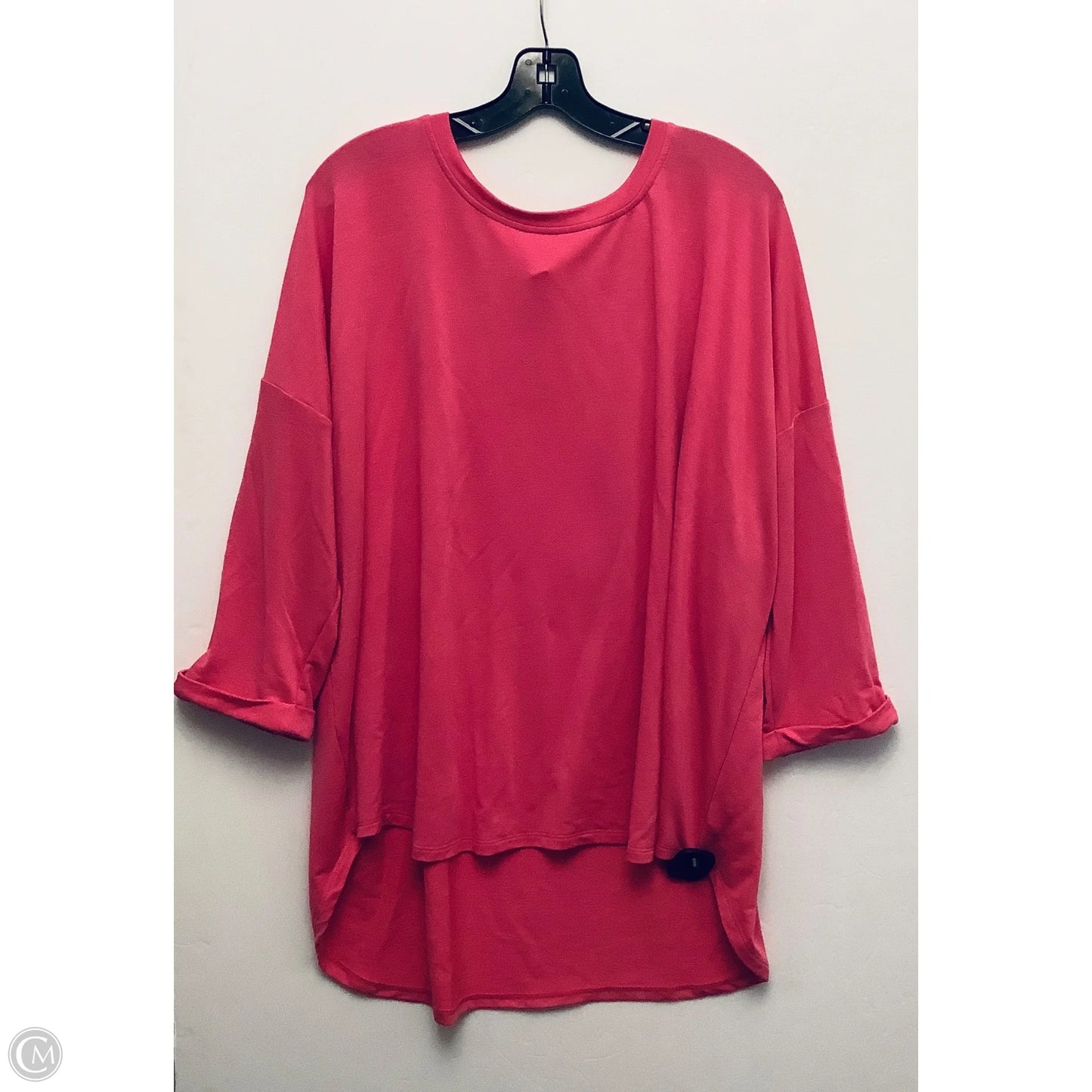 Top 2pc Long Sleeve By Crown And Ivy In Pink, Size: 3x