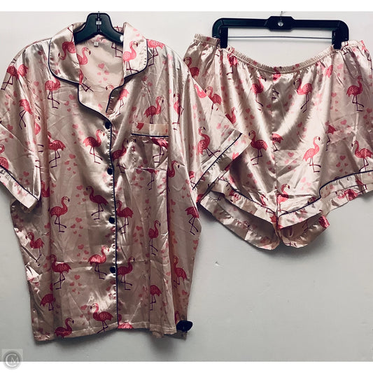 Pajamas 2pc By Clothes Mentor In Pink, Size: 4x