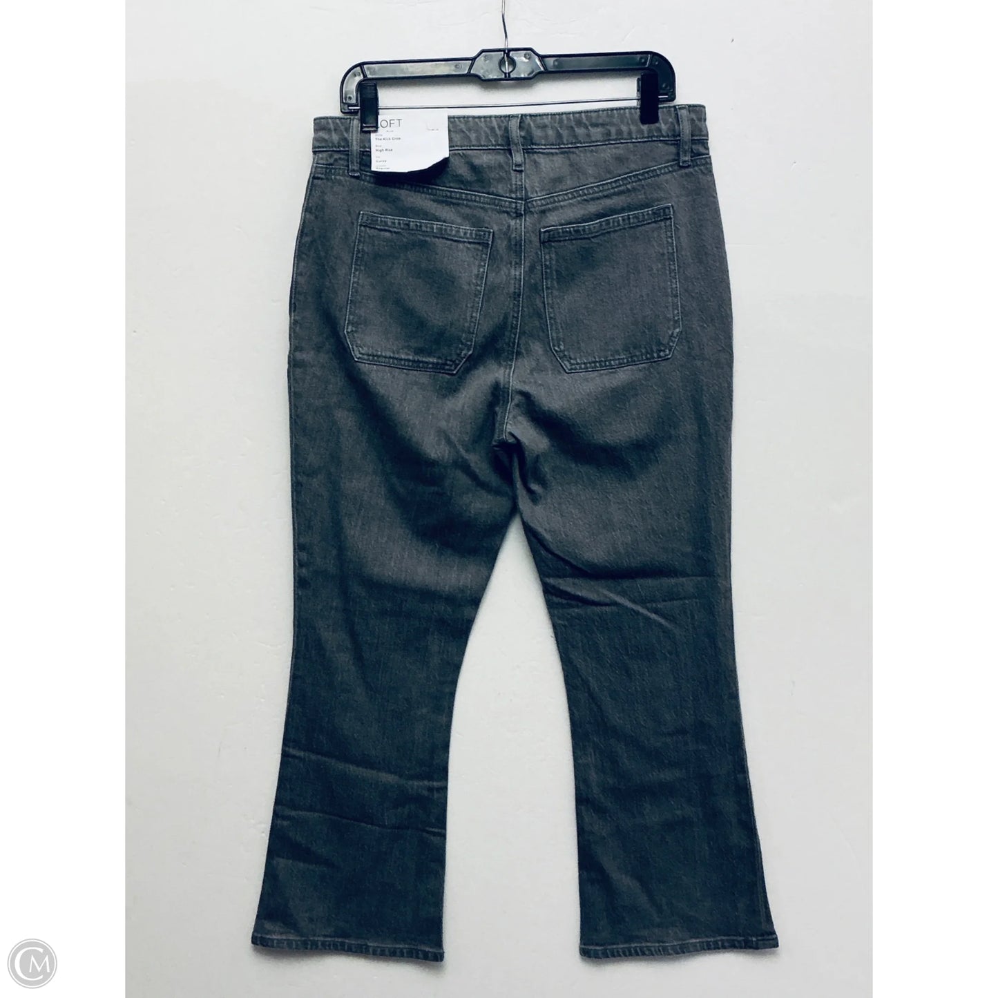 Jeans Straight By Loft In Grey, Size: 8