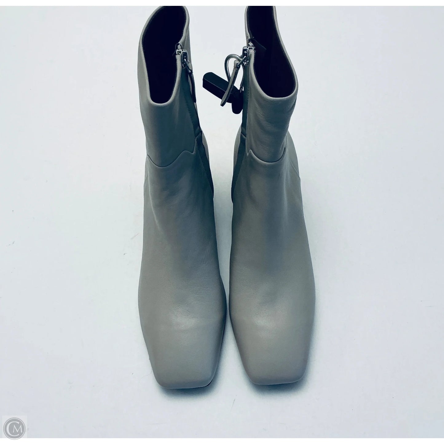 Boots Ankle Flats By Franco Sarto In Grey, Size: 10