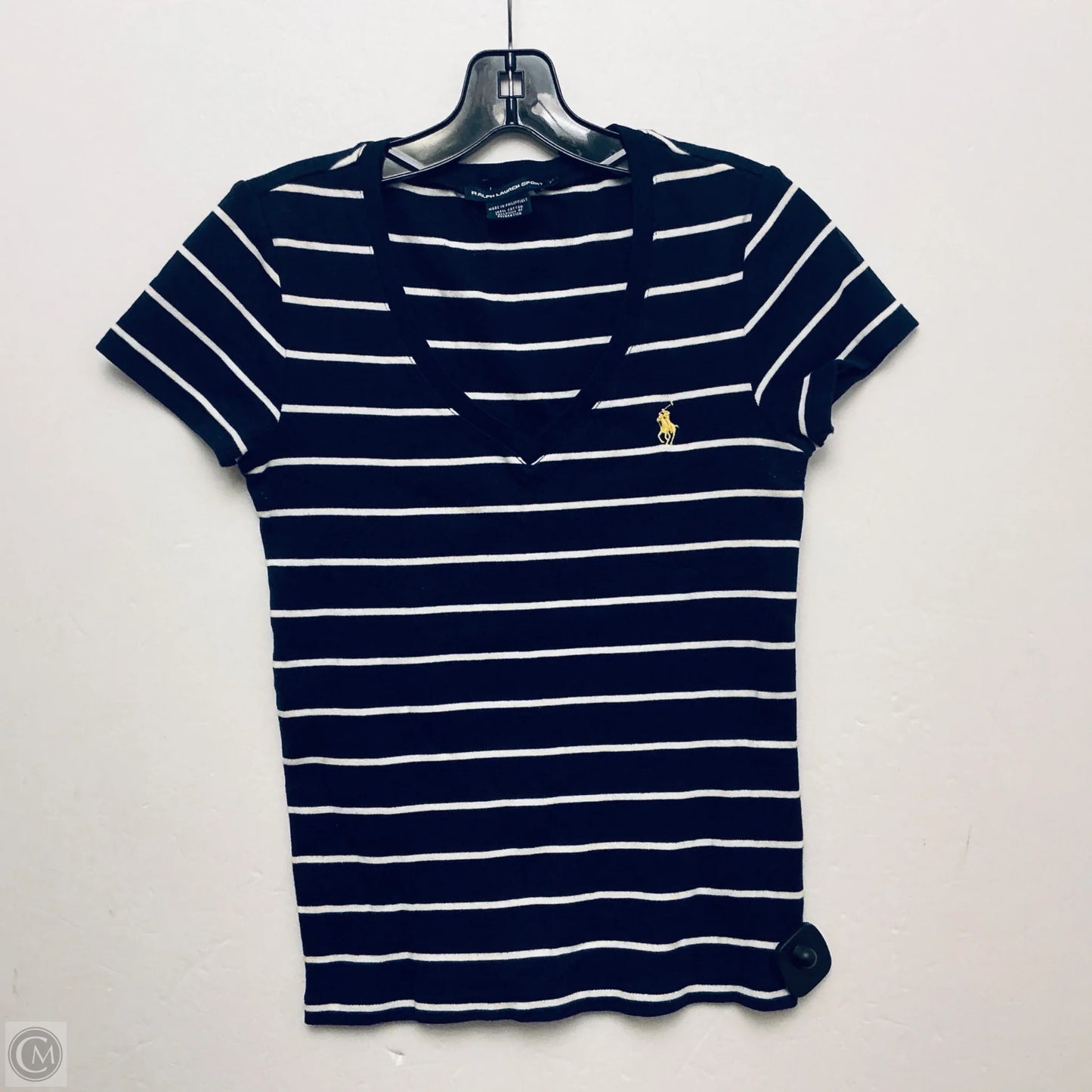Top Short Sleeve Basic By Ralph Lauren Blue Label In Navy, Size: M