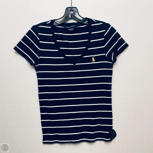 Top Short Sleeve Basic By Ralph Lauren Blue Label In Navy, Size: M