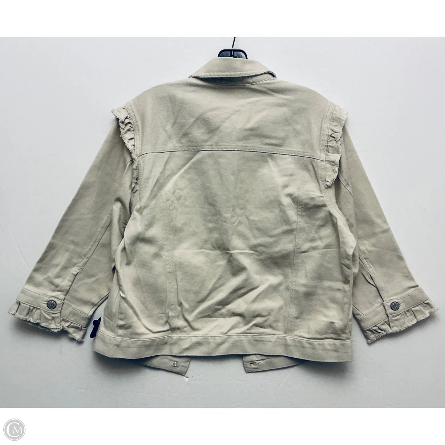 Jacket Denim By Cato In Tan, Size: M