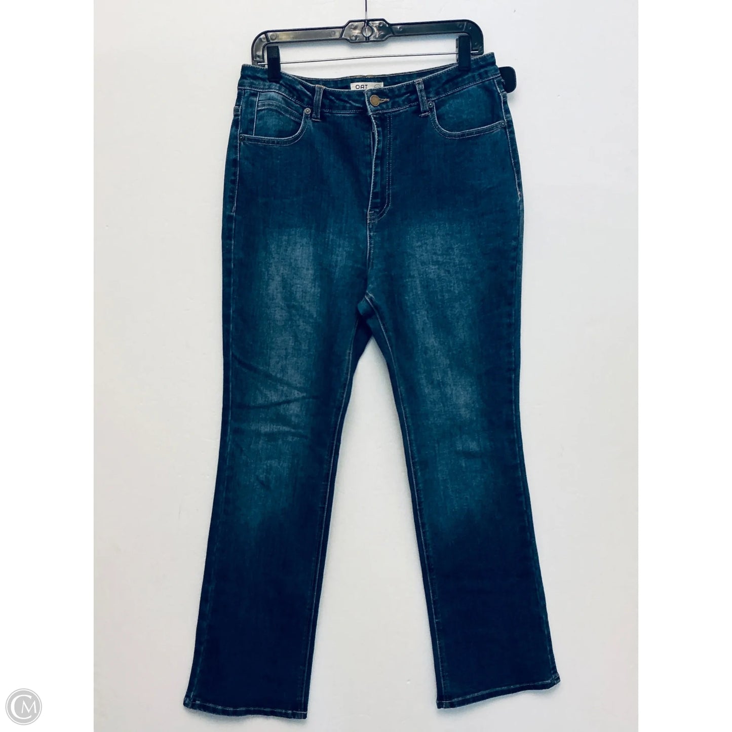 Jeans Straight By Oat In Blue Denim, Size: 10