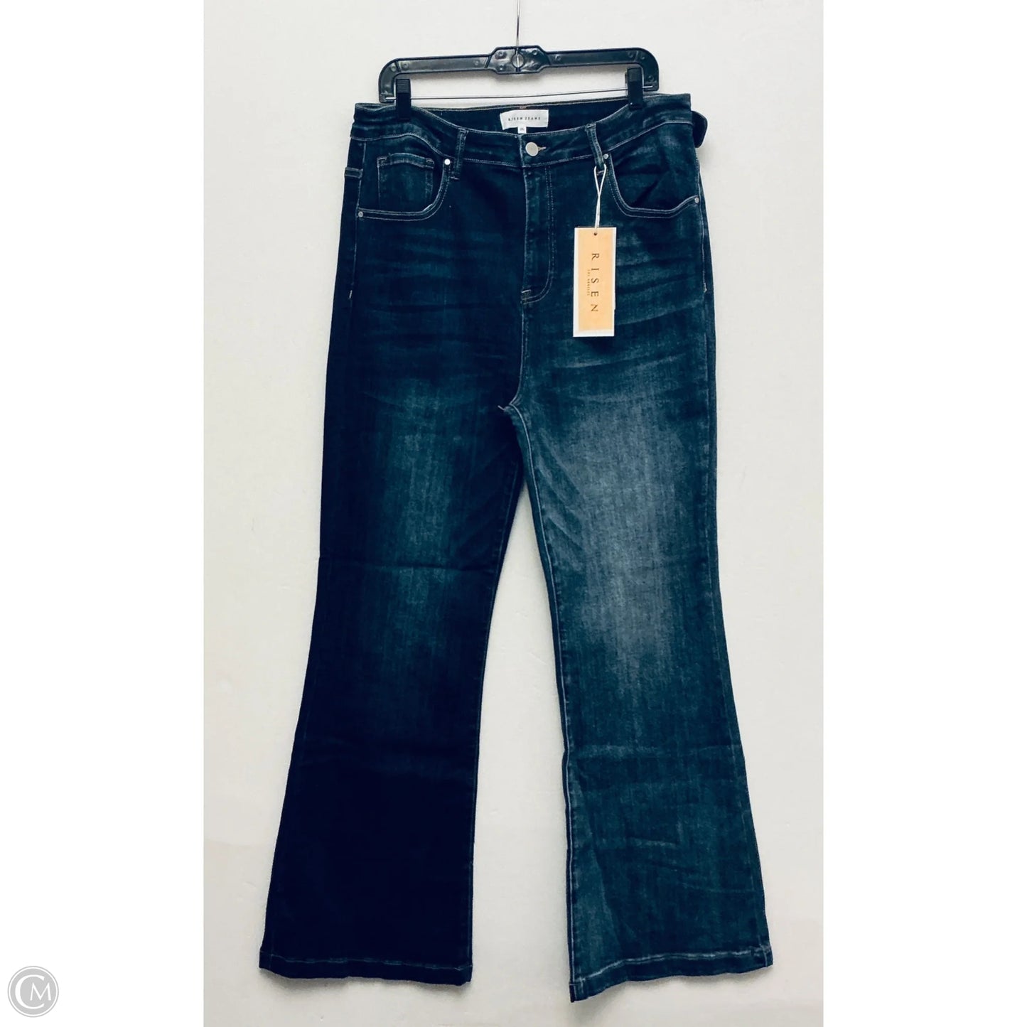 Jeans Straight By Risen In Blue Denim, Size: 24