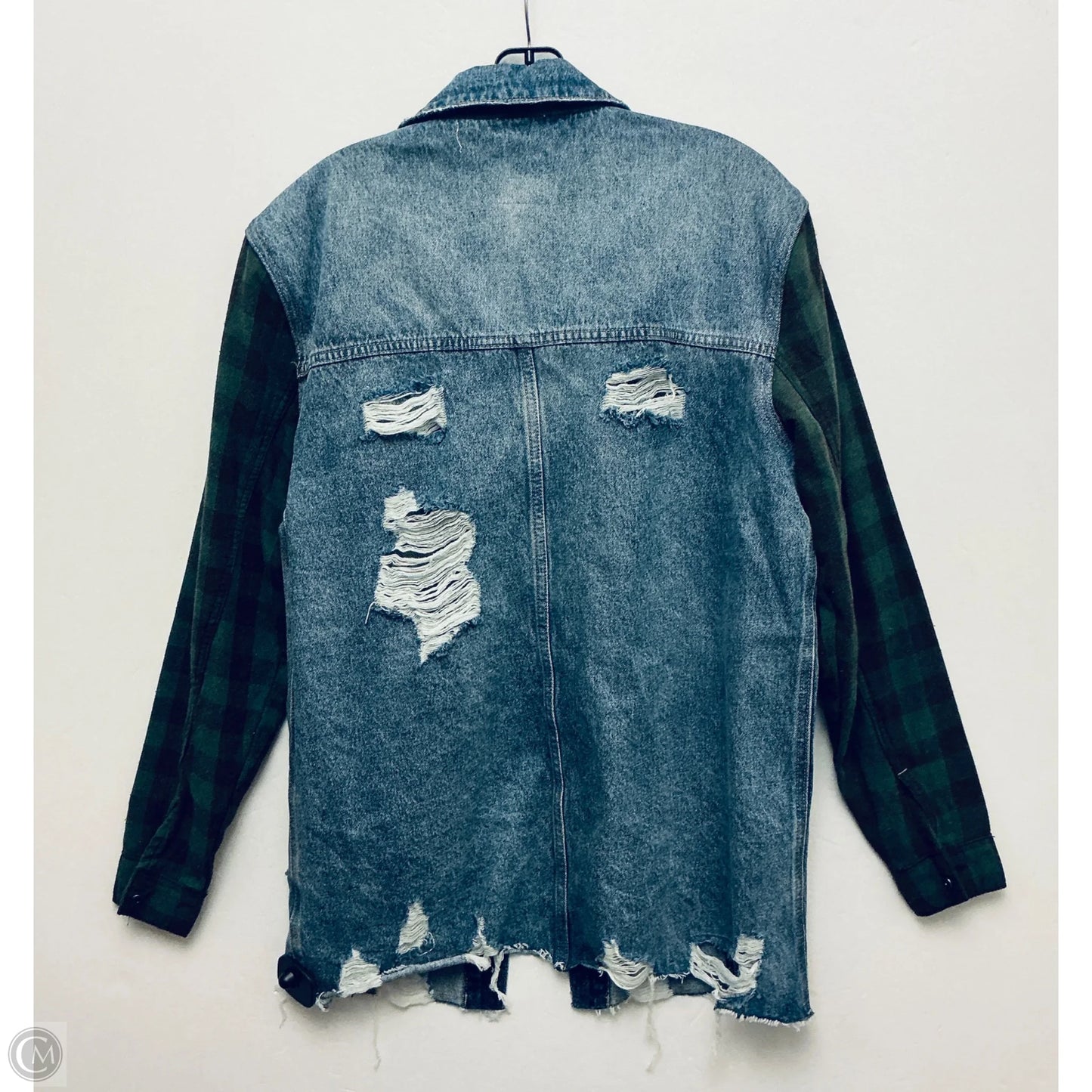 Jacket Denim By Clothes Mentor In Blue Denim, Size: S