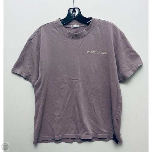 Top Short Sleeve By Clothes Mentor In Purple, Size: S