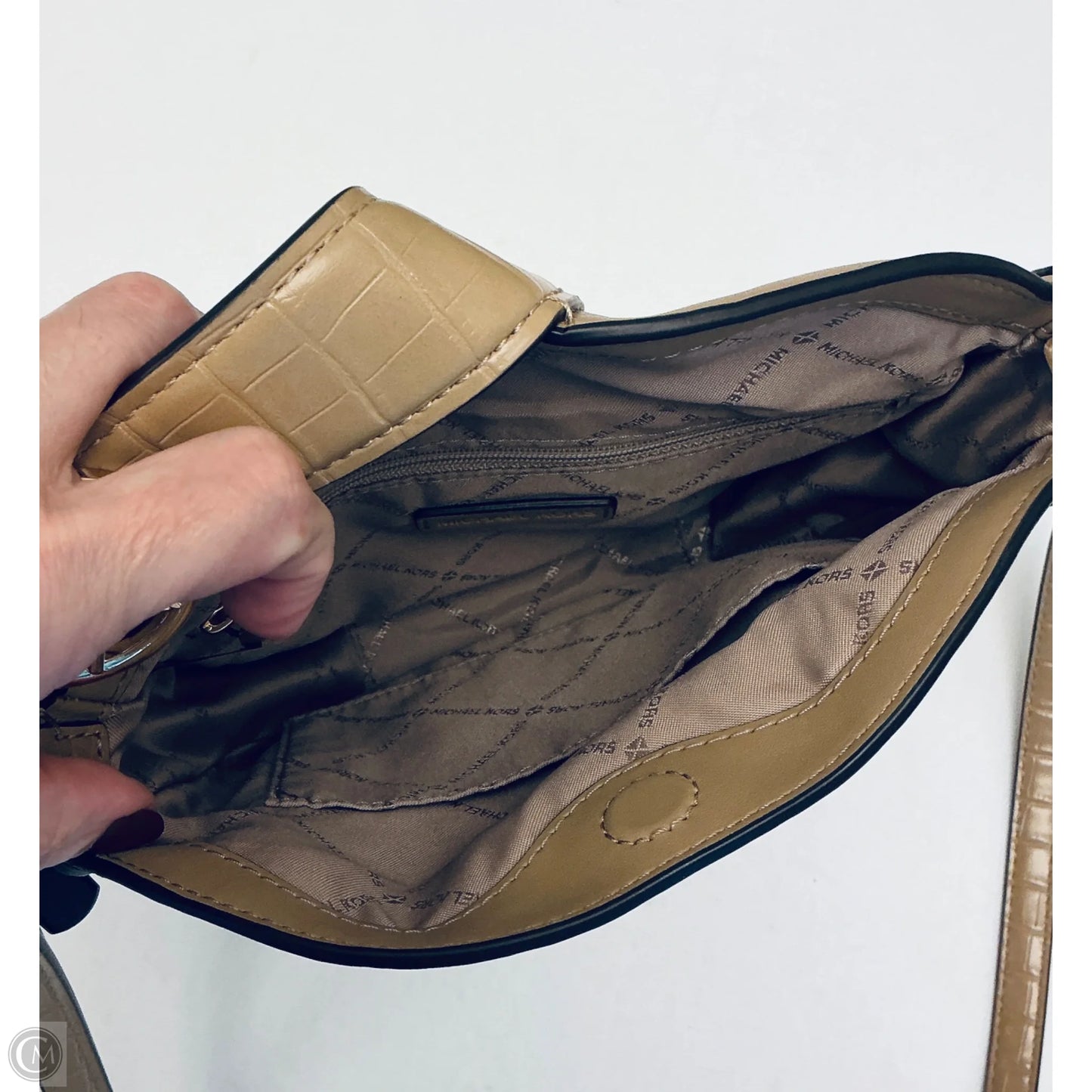 Crossbody Designer By Michael Kors, Size: Medium