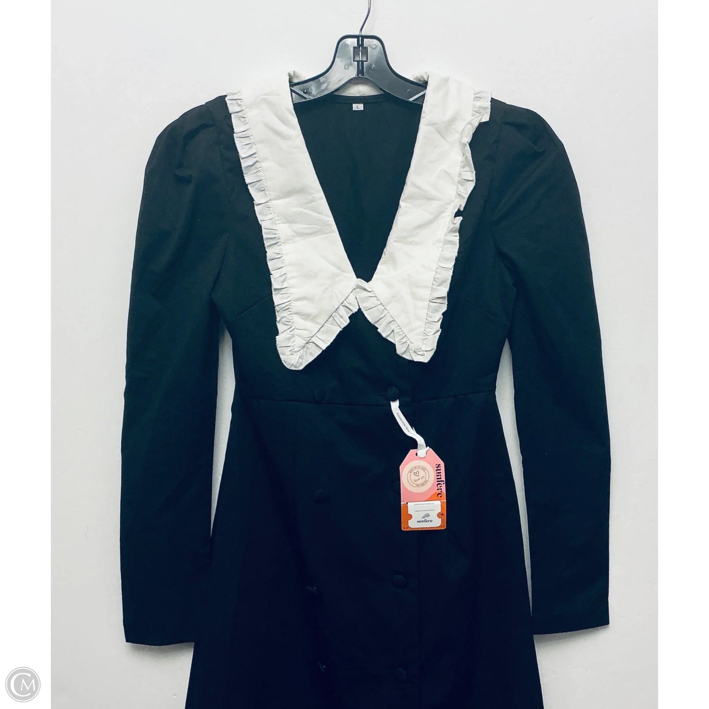 Dress Casual Maxi By Clothes Mentor In Black, Size: L