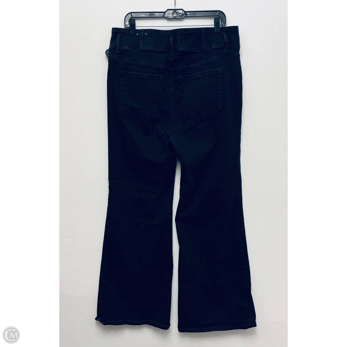 Jeans Flared By Lane Bryant In Black Denim, Size: 16
