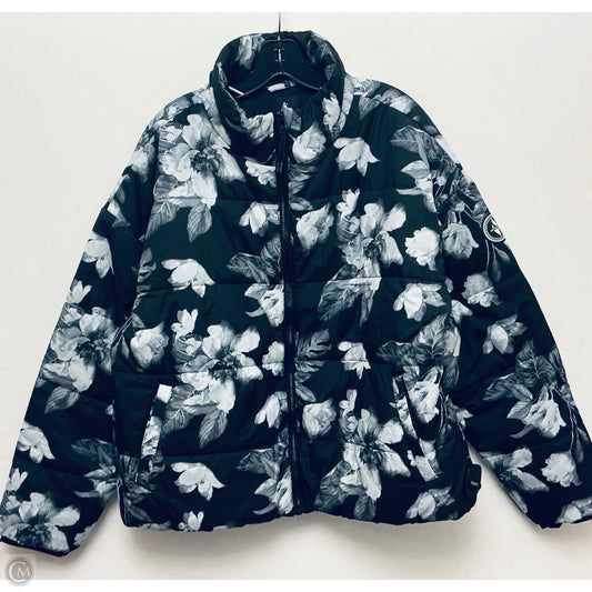 Jacket Puffer & Quilted By Skechers In Floral Print, Size: 2x
