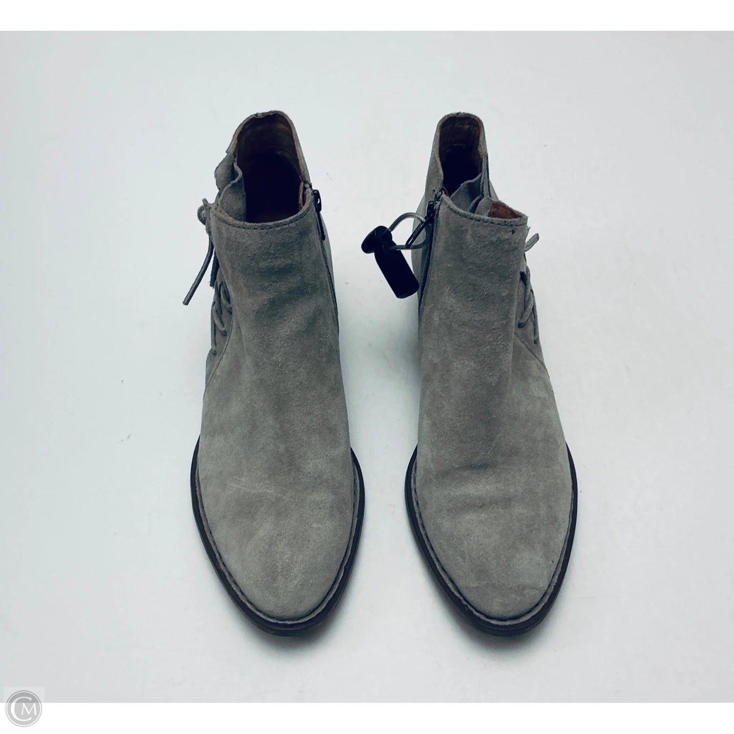 Boots Ankle Heels By Born In Grey, Size: 10