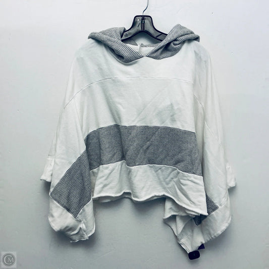 Sweatshirt Hoodie By Free People In White, Size: M